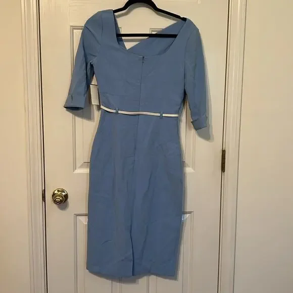 NWT Black halo Jackie O 3/4 sleeve sheath dress size 6 - Picture 3 of 6